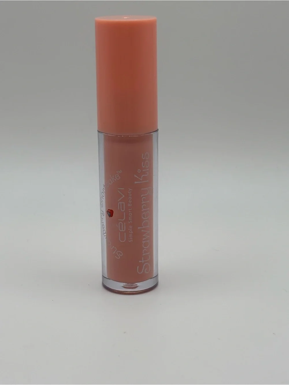 Celavi Strawberry Kiss Lip Gloss Peach Shade SS45538 New